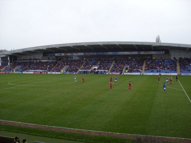 The West Stand During the Match